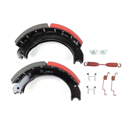 Fleetline Brake Shoe Kit - Two Lined Brake Shoes With Hardware, New, Abex, Ex, 23000 Gawr 4709ES2HP